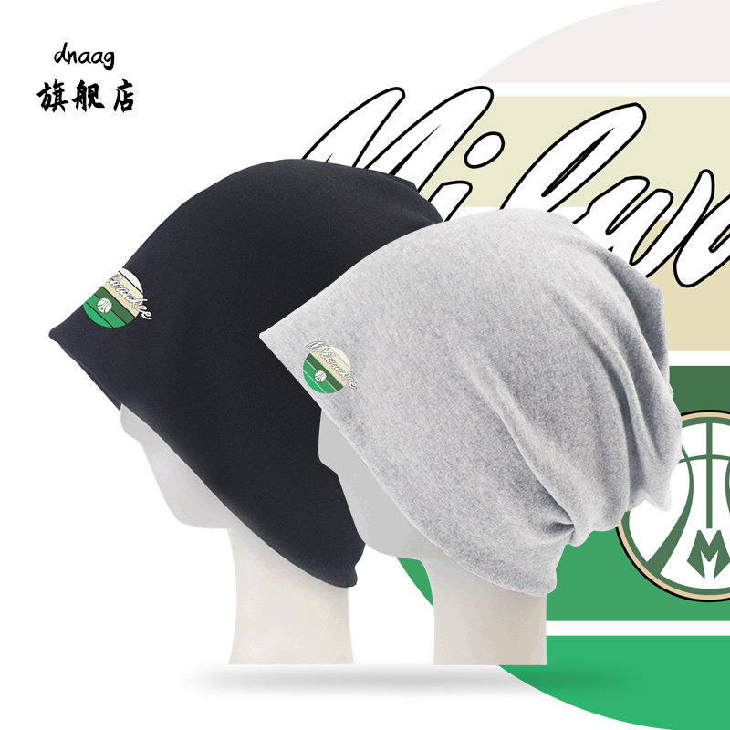 密尔沃基雄鹿队吉祥物bucks篮球运动堆堆帽时尚保暖毛巾帽包头帽
