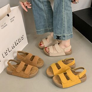 厚底勃肯凉鞋女2026新款夏季外穿女鞋子网红爆款高级感配裙子凉拖