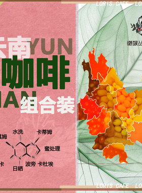 懒猴十款云南咖啡豆盲盒