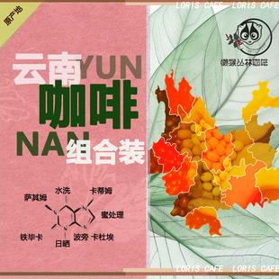 云南精品咖啡豆十款组合装 保山普洱多产区手冲咖啡豆挂耳盲盒