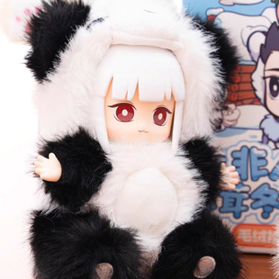 正版 稚顽非人哉茸茸冬日系列盲盒手办可爱毛绒公仔女生圣诞节礼物