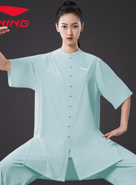 李宁防透防静电防勾丝短袖太极服