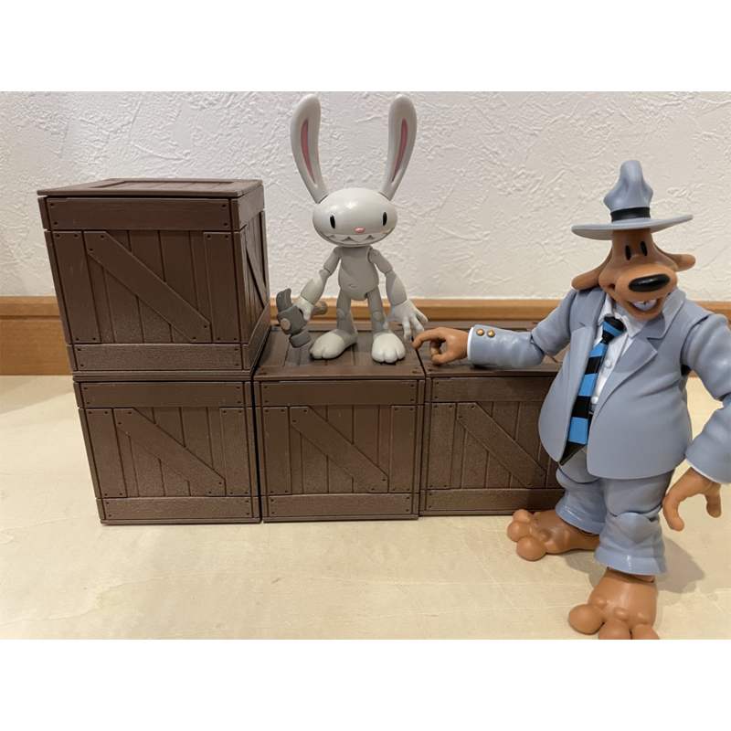 微型仿真正方形木箱子迷你开盖