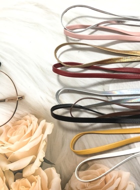 拉布布娃用皮带  BJD娃ob11 6分娃娃用皮带皮条3mm 4mm彩色压条带