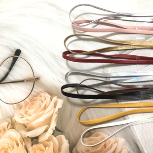 拉布布娃用皮带  BJD娃ob11 6分娃娃用皮带皮条3mm 4mm彩色压条带