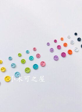 diy金属圆形纽扣娃衣
