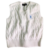 美式 款 背心 外贸全棉线纯棉针织儿童女童男童马甲春秋经典 RL同款