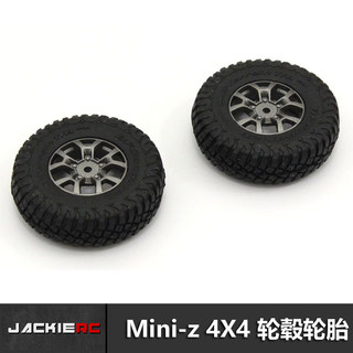 KYOSHO京商 Mini-Z 4x4攀爬车吉姆尼丰田海力士轮毂轮胎MXTH001/2