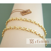 纯铜包链真金电镀浅金色细链条小包配链替换肩带包百搭金属金属链