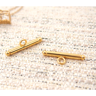 铜杠子OT扣鸡眼扣配套扣铜扣链条配件棍子扣挂件一字扣包配件链子