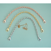 铜链手提包链短链条带包带包带斜挎带替换装 饰配件手提链包带链条