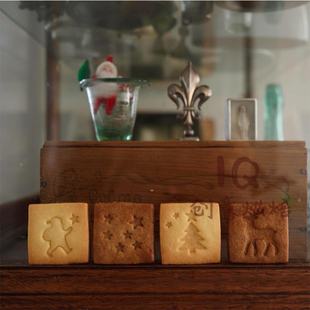 创意卡通圣诞小可爱饼干模具 圣诞老人诞树 礼物 星星DIY烘培工具