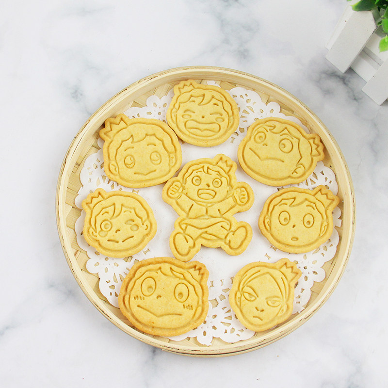 啵吉小王子饼干模具动画可爱啵吉好朋友咔克糖霜烘焙diy工具家用