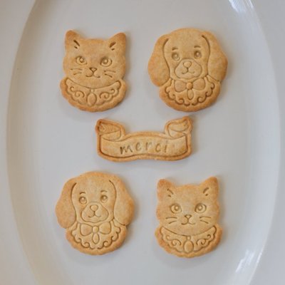 新款美式复古田园风小猫饼干模具可爱小狗翻糖饼干模具曲奇工具
