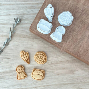 日式梅雨季节迷你小号青蛙糖霜翻糖模紫阳花新手DIY烘焙工具家用