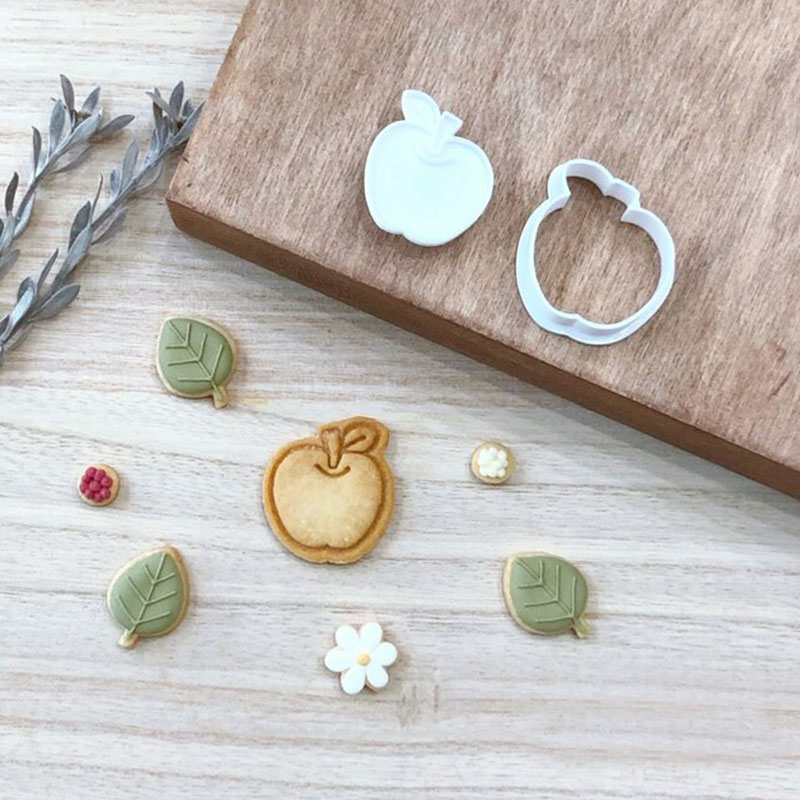 小号蔬菜水果糖霜饼干模具3D立体卡通曲奇压模 家用新手烘焙工具