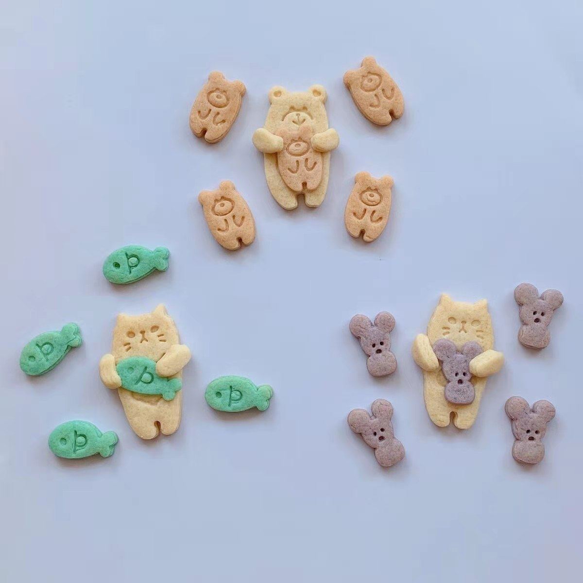 日本新款卡通小可爱抱抱熊 猫 猫饼干模具饼干礼盒曲奇家用工具