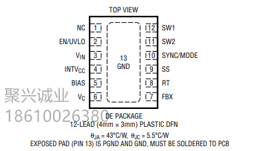 全新原装 LT8364EDE LT8364丝印：8364封装：DFN-12