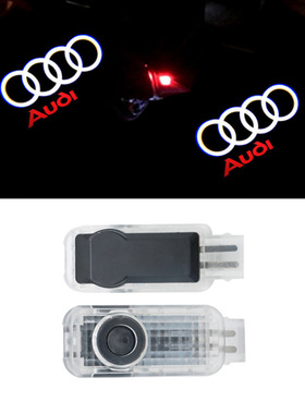 适用于奥迪Aodi迎宾灯A4LA5A6L氛围灯A7A8LQ3Q5Q7车门镭射投影灯