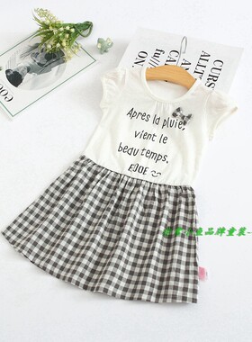 非常小鱼2019夏装29481女童针织连衣裙裙子童装90-130码满百包邮