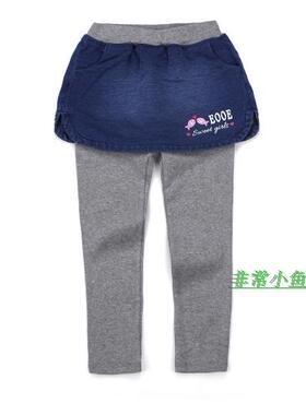 非常小鱼2017秋款童装37692女童长裤裙式打底裤100-140满百包邮