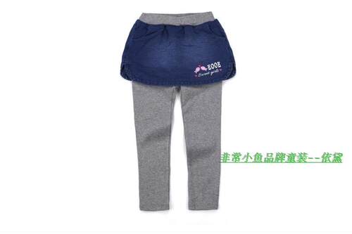 女童裙式打底裤满百包邮
