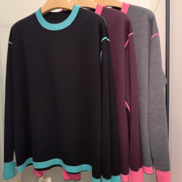 JC*P羊毛圆领针织衫女25秋季新款