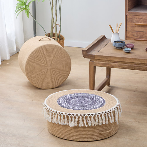 黄麻民族风矮凳门口凳承重300斤