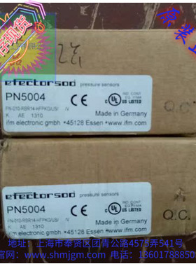 PN5004 库存现货全新原装正品 IFM 易福门 压力传感器 PN5004