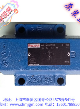 R900587559，原装正品德国 Rexroth 力士乐液压阀，SL20PA1-45