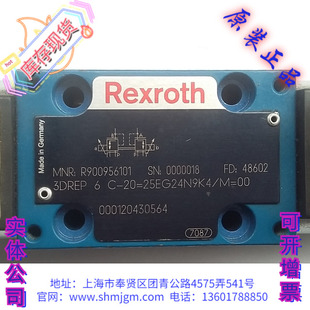 液压阀 M=00 R900956101 Rexroth 20=25EG24N9K4 正品 3DREP