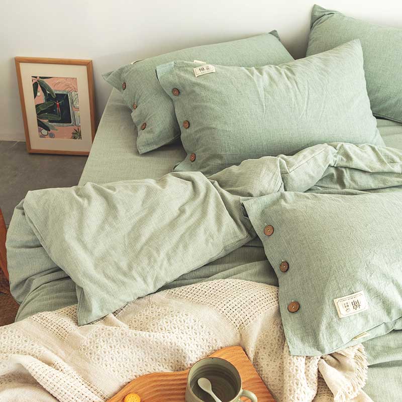 纯棉自由棉四件套高档加厚