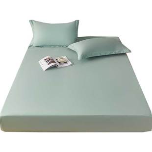 床笠单件全棉床单135床罩纯棉定制尺寸白色200cmx220cm套2022新款