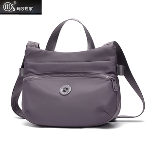 玛莎世家2026新款斜挎包大容量时尚休闲百搭轻便尼龙布单肩手提包