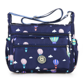 多层单肩包斜挎包轻便布包背包尼龙布女包休闲帆布大容量妈妈包包