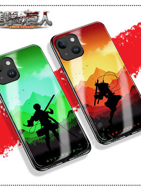 进击的巨人手机壳自由之翼兵长艾伦动漫周边苹果iphone华为小米等