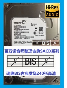 古典精选音乐 高清flac经典 BIS唱片古典精品SACD镜像 500G瑞士