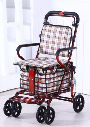 免安装可坐便携式手推车老人买