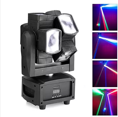 led风火轮摇头灯旋转光束灯镭射灯酒吧彩灯舞厅ktv闪光灯舞台灯光