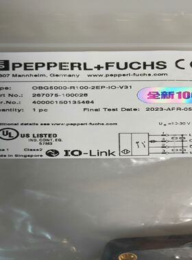 倍加福光电开关OBG5000-R100-2EP-IO