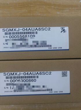 安川十代SGMXJ-04AUA6SC2伺服电机，