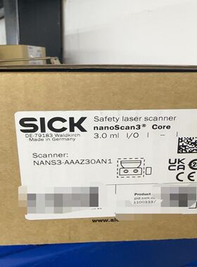 SICK西克nanoScan3 Core激光扫描仪 NA
