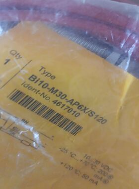 图尔克BI10-M30-AP6X /S120接近开关耐高温4