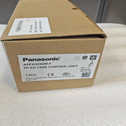 FP-XH C60R控制单元，型号AFPXHC60R-F