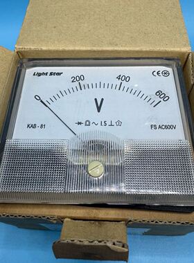 Light Star 指针式电压表 KAB-81 AC600