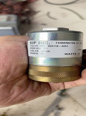 KIP INC电磁阀，型号669118-0251，1/4口径