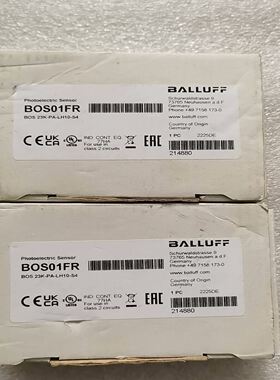 BALLUFF巴鲁夫 BOS01FR BOS 23K