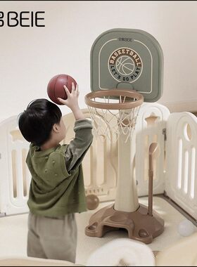 贝易篮球架儿童室内静音投篮框