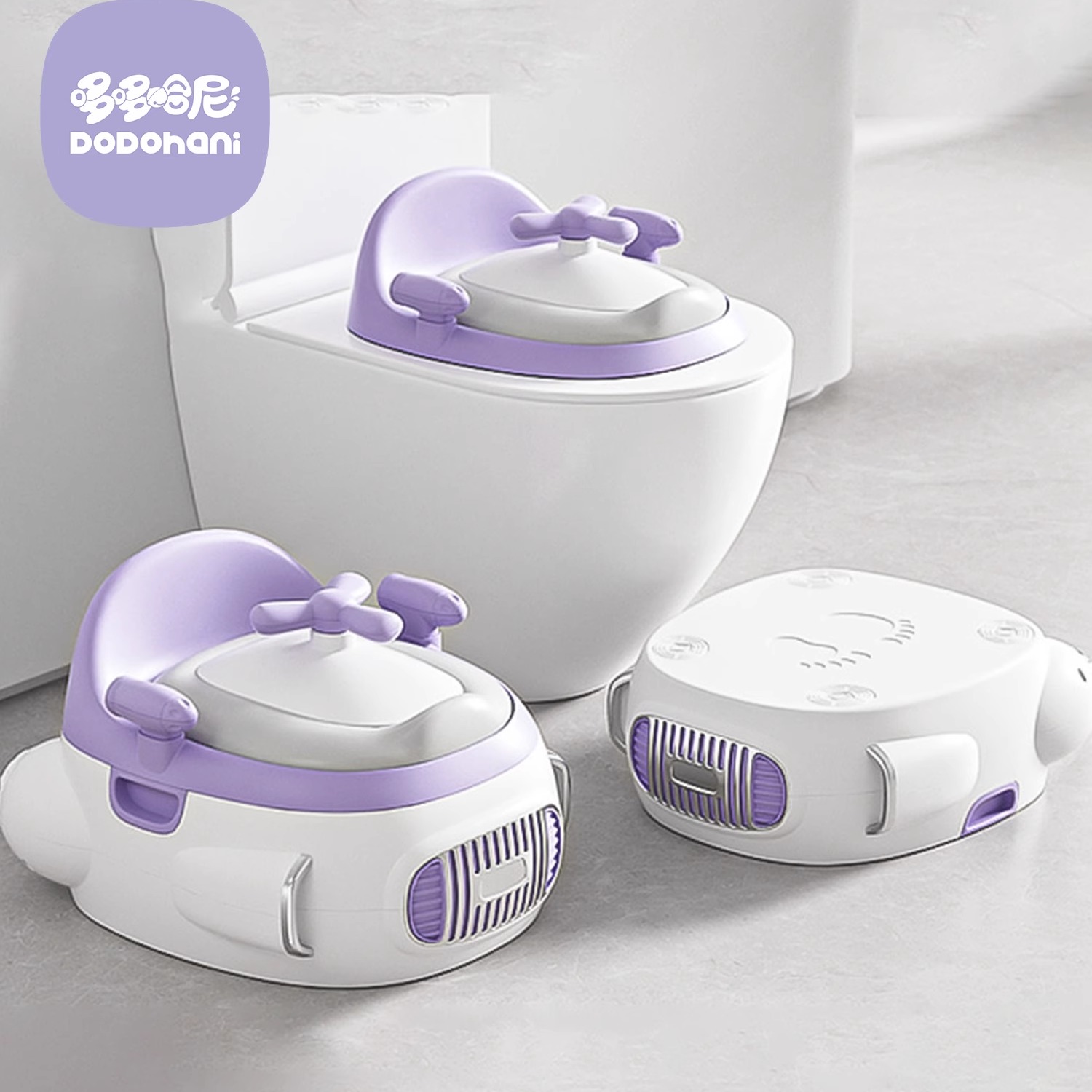 哆哆哈尼儿童马桶坐便器太空宇宙坐便圈婴儿便携盆小童专用座便器