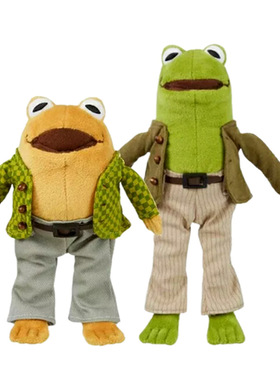 绘本青蛙和蟾蜍是好朋友Frog and Toad Are Friends毛绒公仔玩具